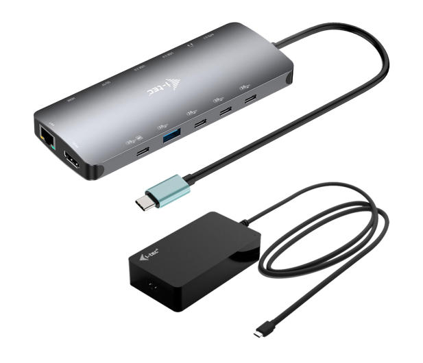 I-TEC USB-C Nano 3x Display Dock 2x HDMI +USB-C video +Charger140W C31NANOTRIPLED140 - 1349213 - zdjęcie